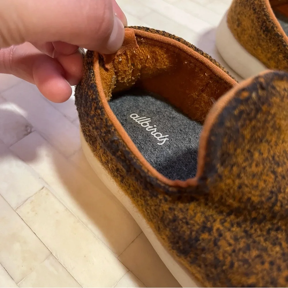allbirds Kids Slip-On Shoes in Brown and Black
